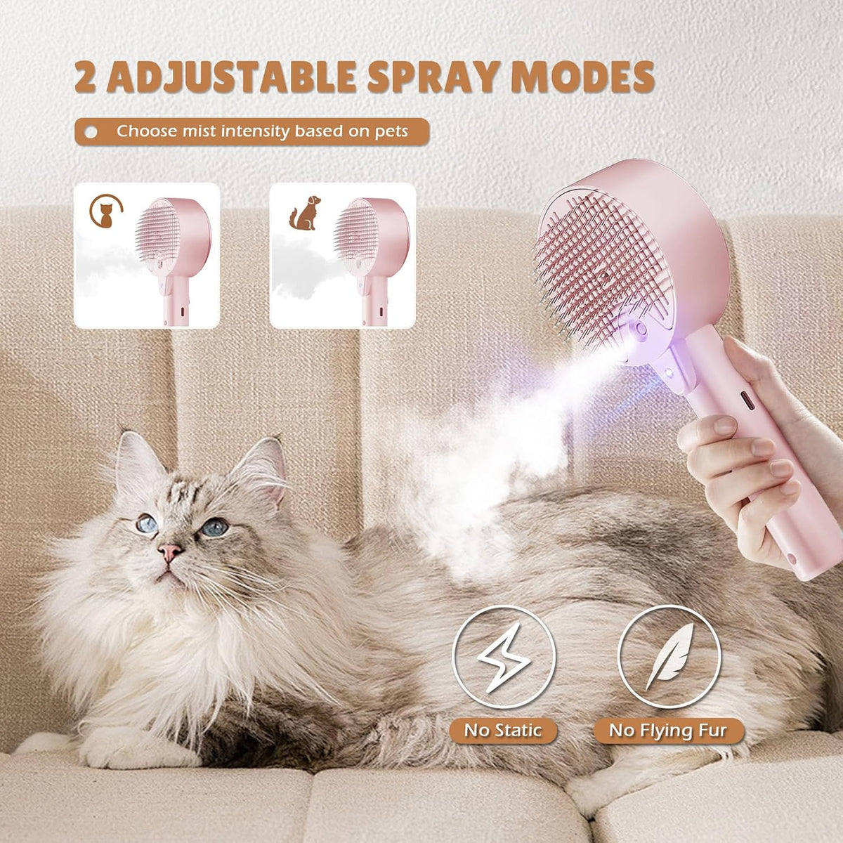 Premium Pet Grooming & Deshedding Brush