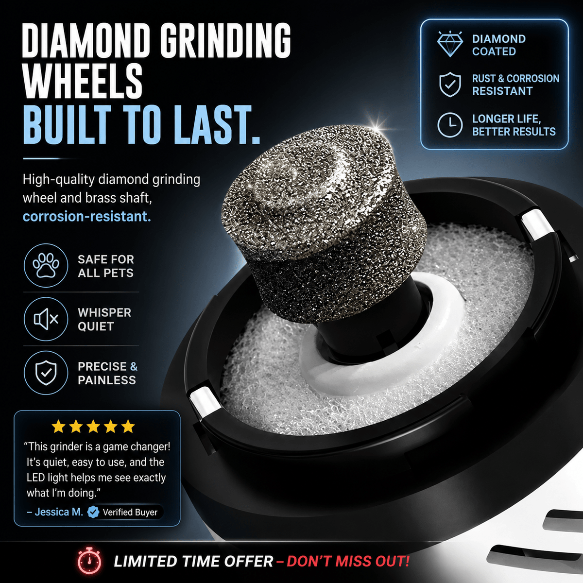 LumiTrim LED Nail Grinder