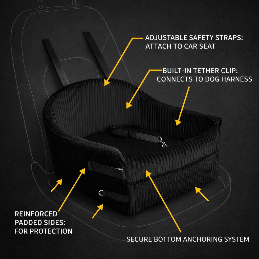 SafeRide Dog Booster Seat for Safer Car Rides