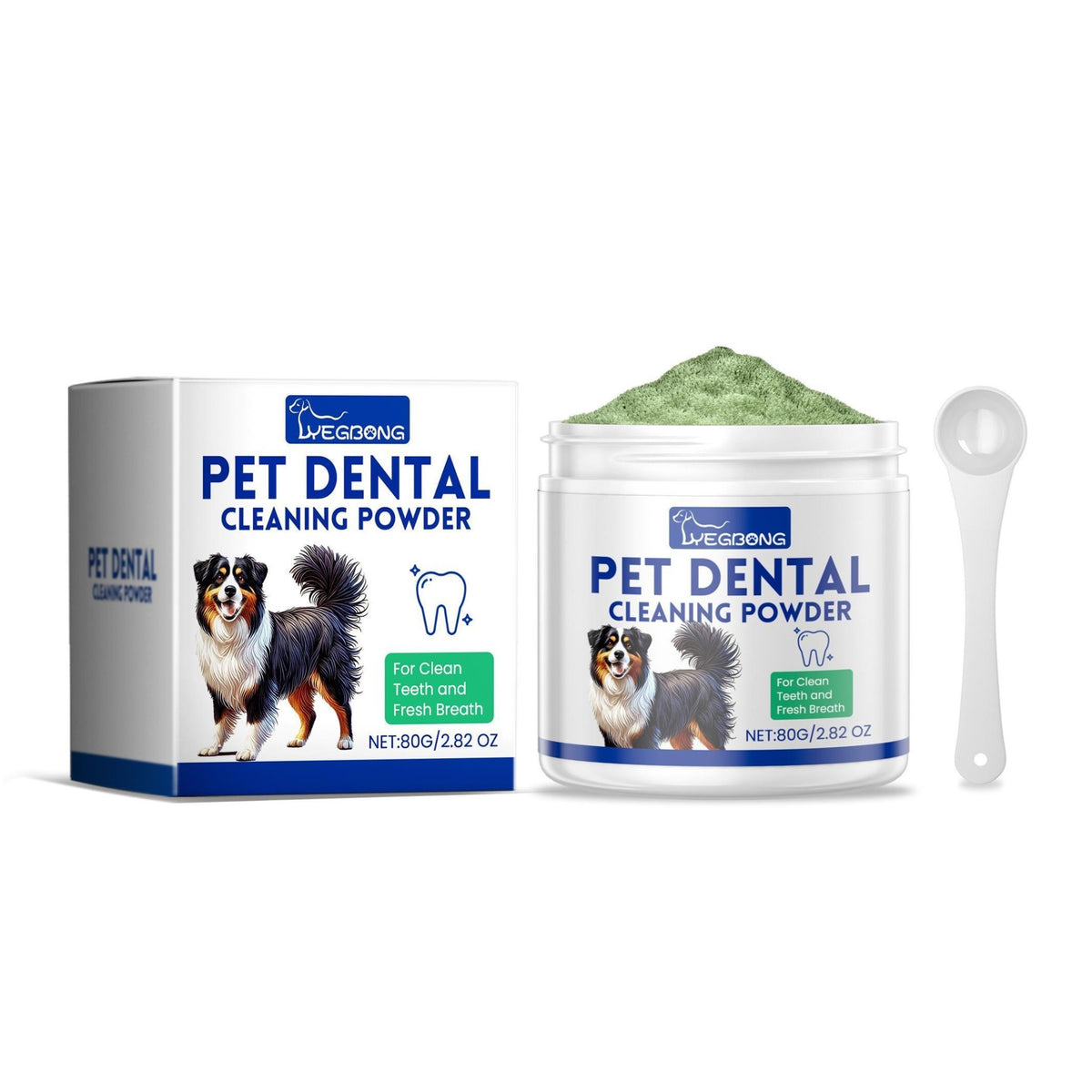 Yeagerbong Dog Tooth Cleaning Powder Gently Cleans Tartar Stains And Freshens Breath